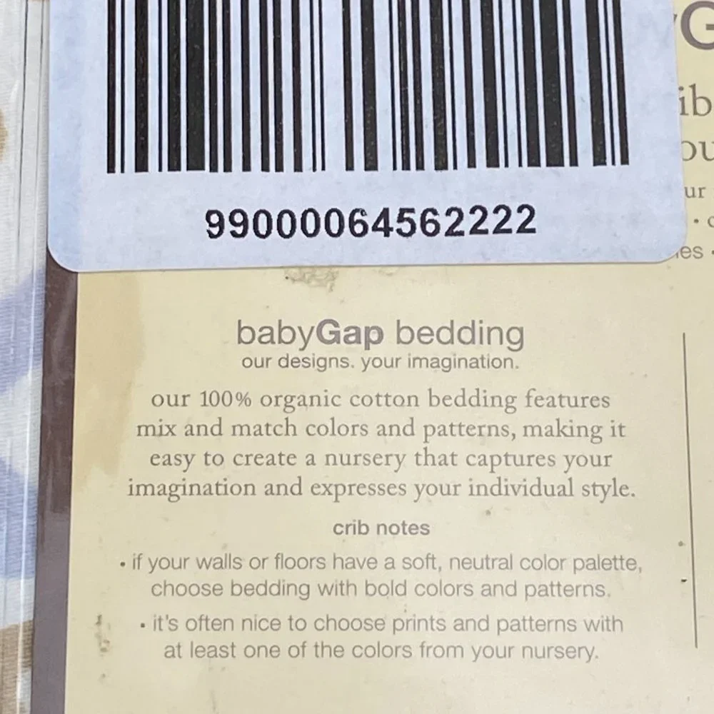 Baby GAP Organic Cotton Safari Fitted Crib Sheet
